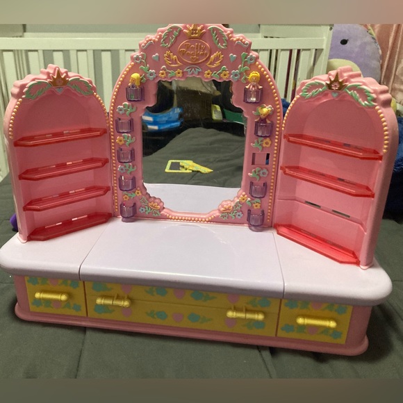 Blue bird polly pocket 1990 vanity - Picture 2 of 5